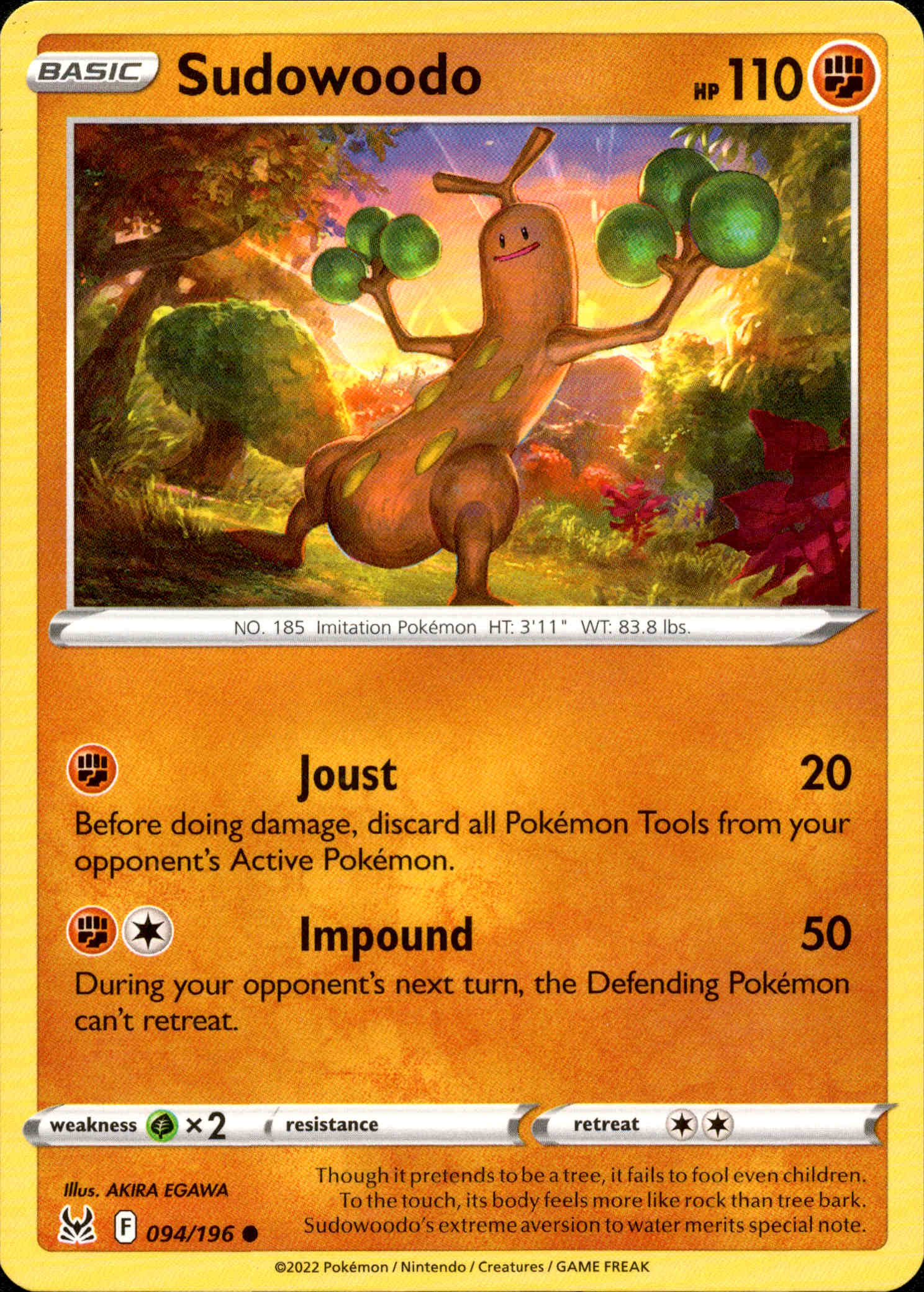 Sudowoodo - 094/196 - Lost Origin - Card Cavern
