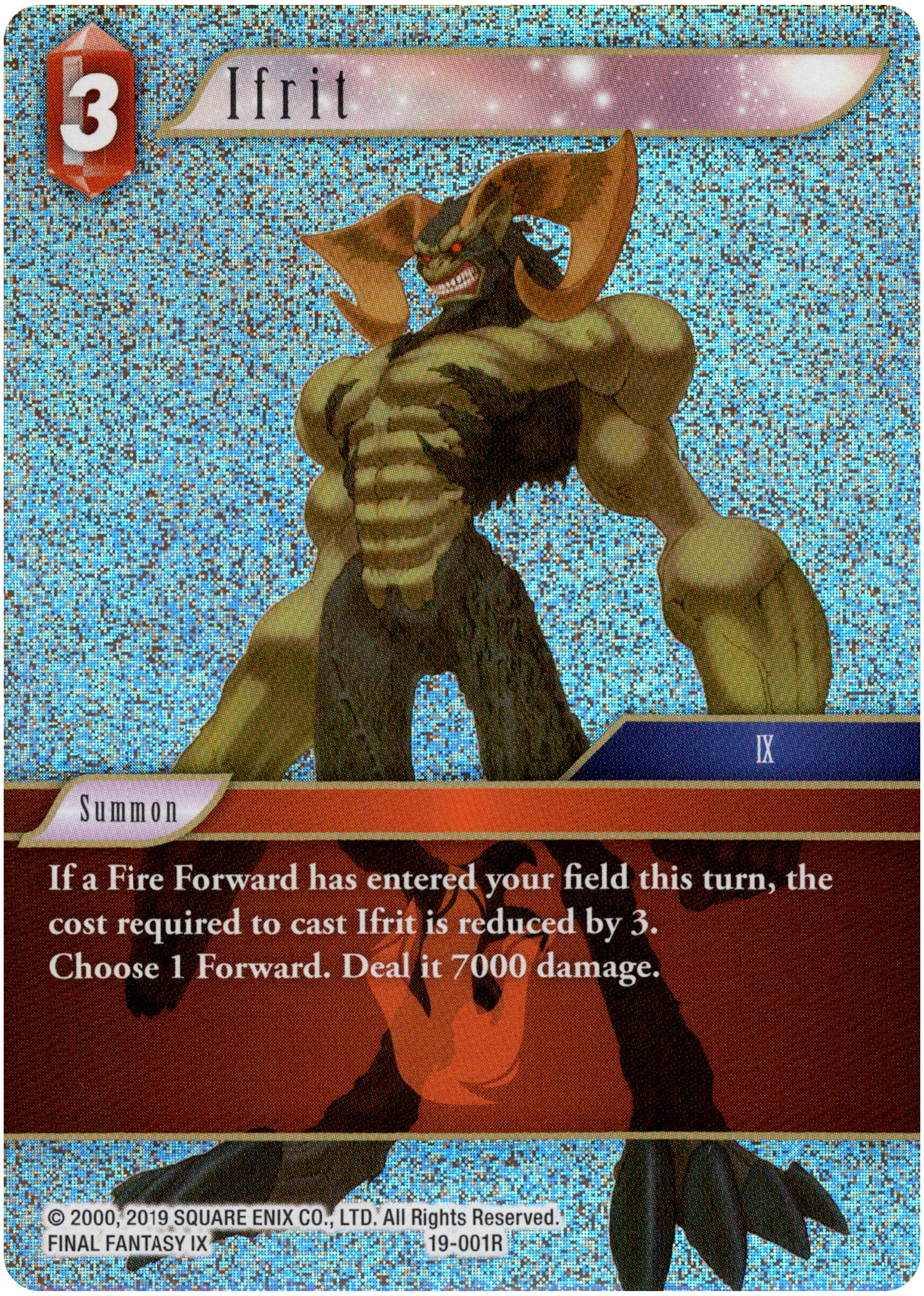 Ifrit - 19-001R - From Nightmares - Foil – Card Cavern Trading Cards, LLC