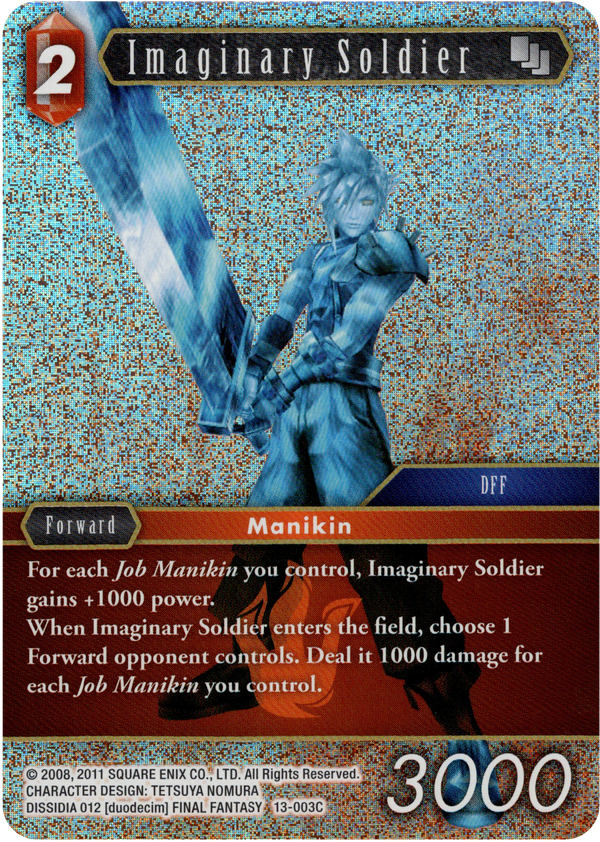 Imaginary Soldier - 13-003C - Opus XIII - Foil - Card Cavern