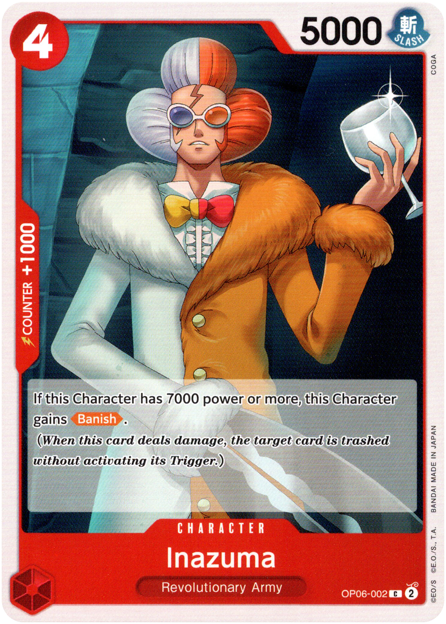 Inazuma - OP06-002C - Wings of the Captain - Card Cavern