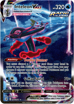 Inteleon VMAX Alternate Art Secret Rare - 266/264 - Fusion Strike - Holo - Card Cavern