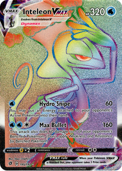 Inteleon VMAX Hyper Rare - 195/192 - Rebel Clash - Holo - Card Cavern