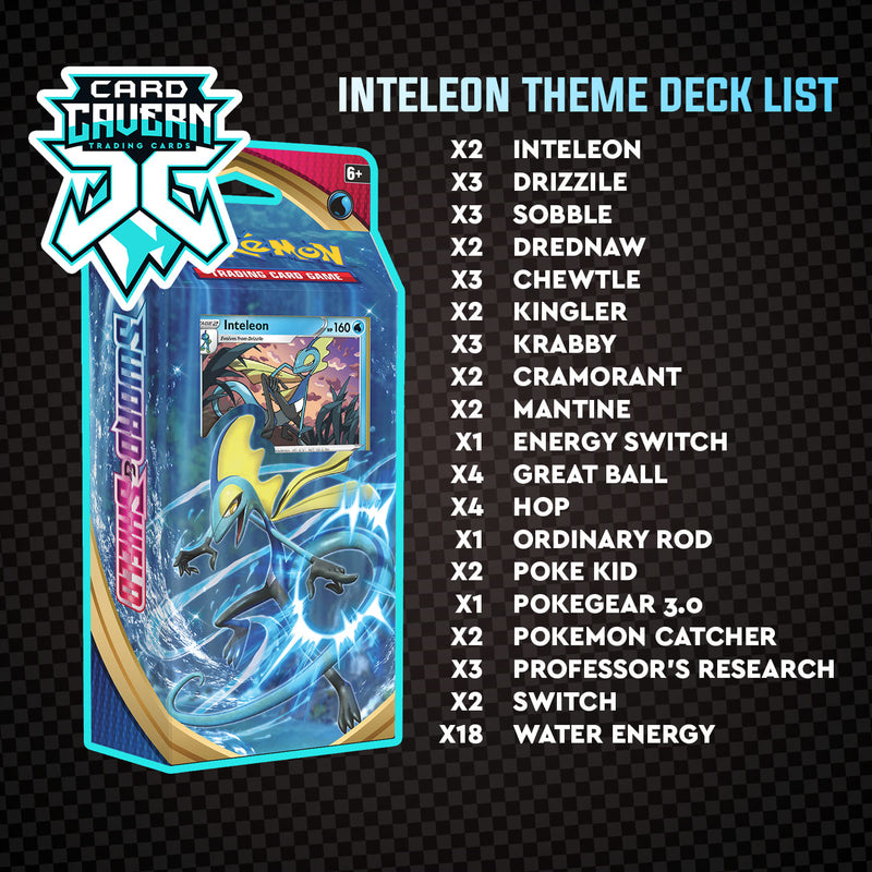 Inteleon Theme Deck - Sword & Shield - PTCGO Code - Card Cavern