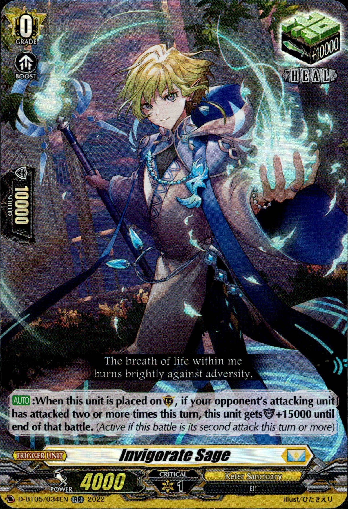 Invigorate Sage - D-BT05/034 - Triumphant Return of the Brave Heroes - Card Cavern