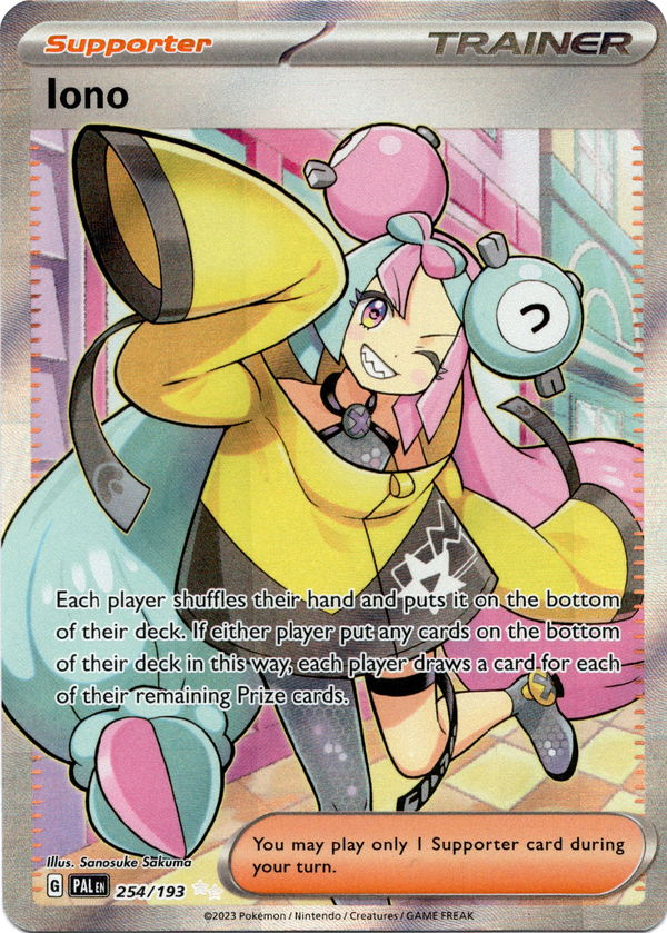 Pokemon Iono 254/193 PSA 9
