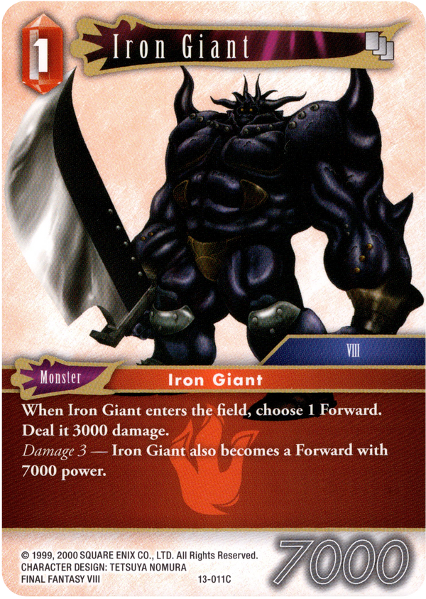Iron Giant - 13-011C - Opus XIII - Card Cavern
