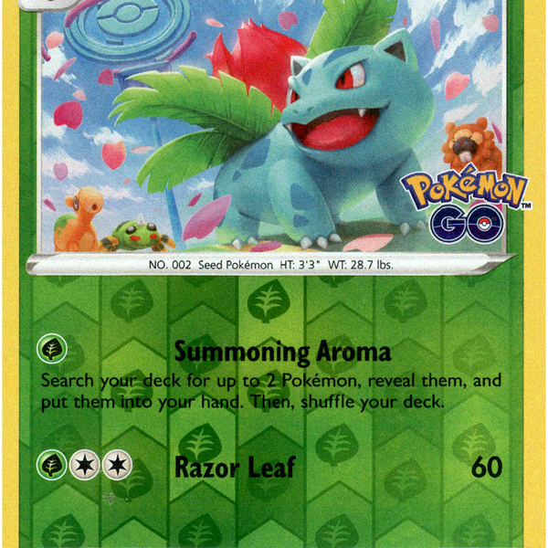 Bulbasaur, Ivysaur, Venusaur Holo Rare Pokemon GO Card 2022 Evolution Line (NM/LP Condition) Stamped Cards Bulbasaur, Ivysaur, Venusaur Holo Rare Pokemon GO Card 2022 Evolution Line (NM/LP Condition) Stamped Cards