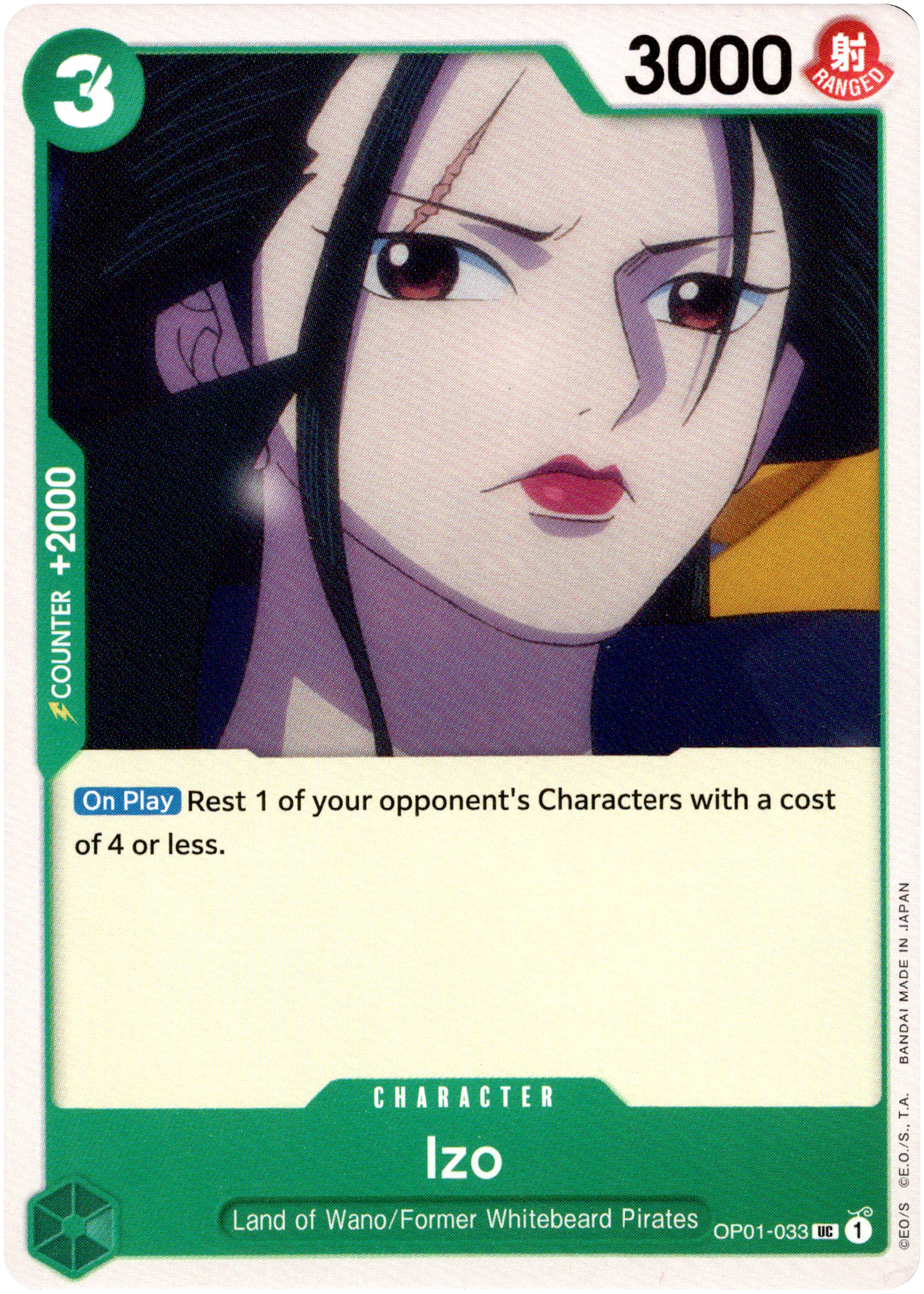 Izo - OP01-033 UC - Romance Dawn - Card Cavern