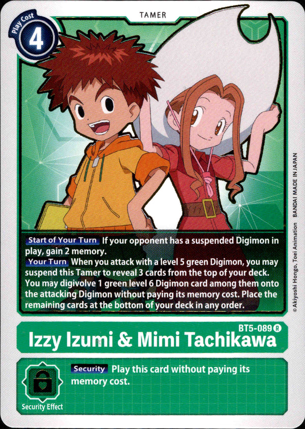 Izzy Izumi & Mimi Tachikawa - BT5-089 - Battle Of Omni - Card Cavern