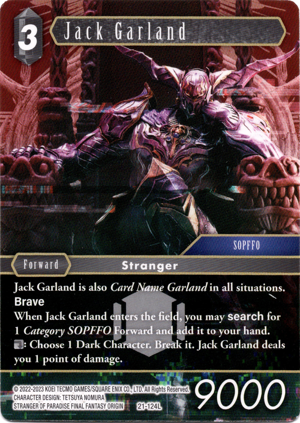 Jack Garland - 21-124L - Beyond Destiny - Card Cavern