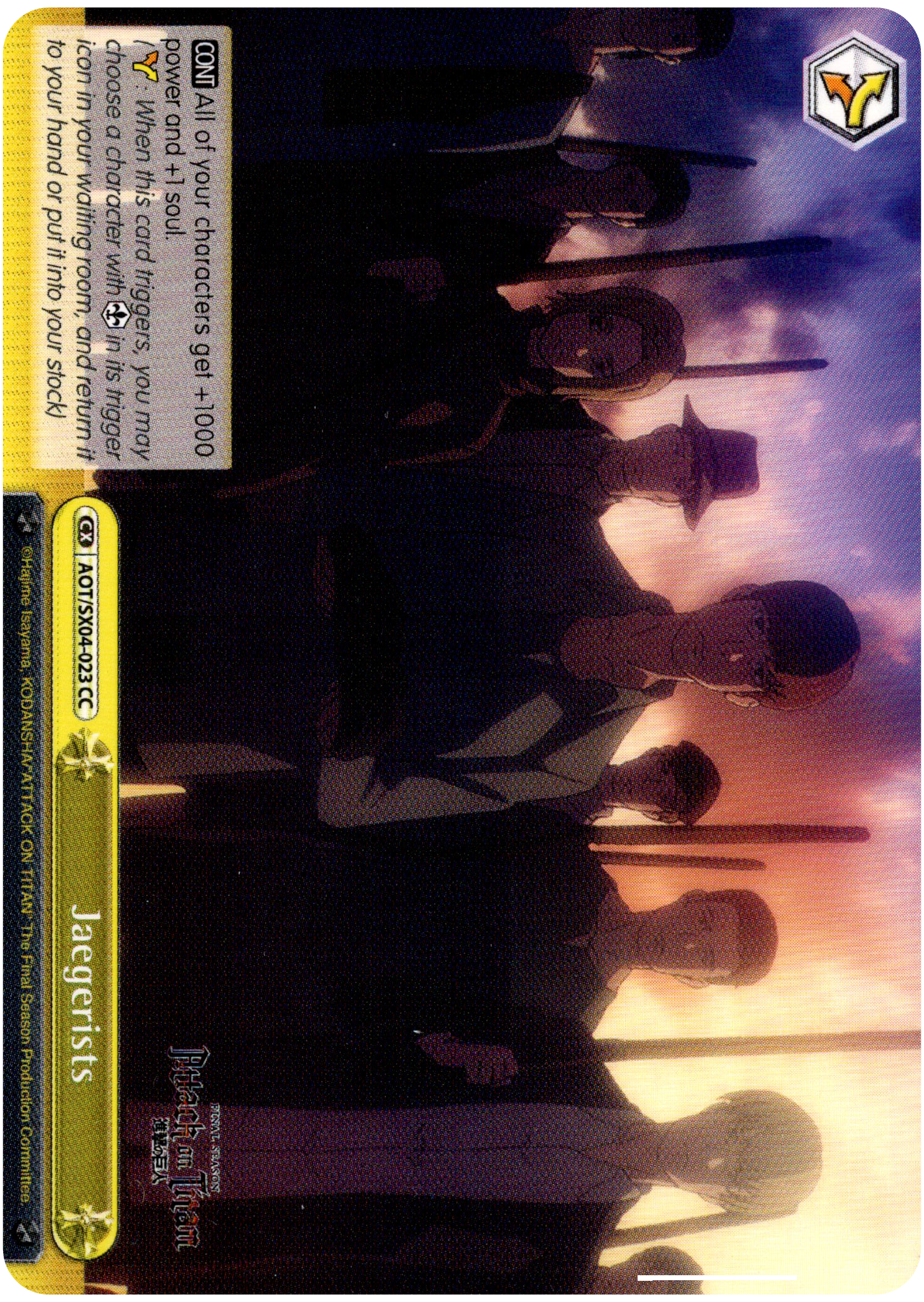 Jaegerists - AOT/SX04-023 CC - Card Cavern