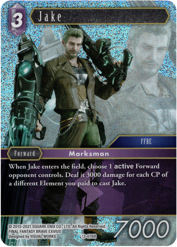Jake - 13-076R - Opus XIII - Foil - Card Cavern