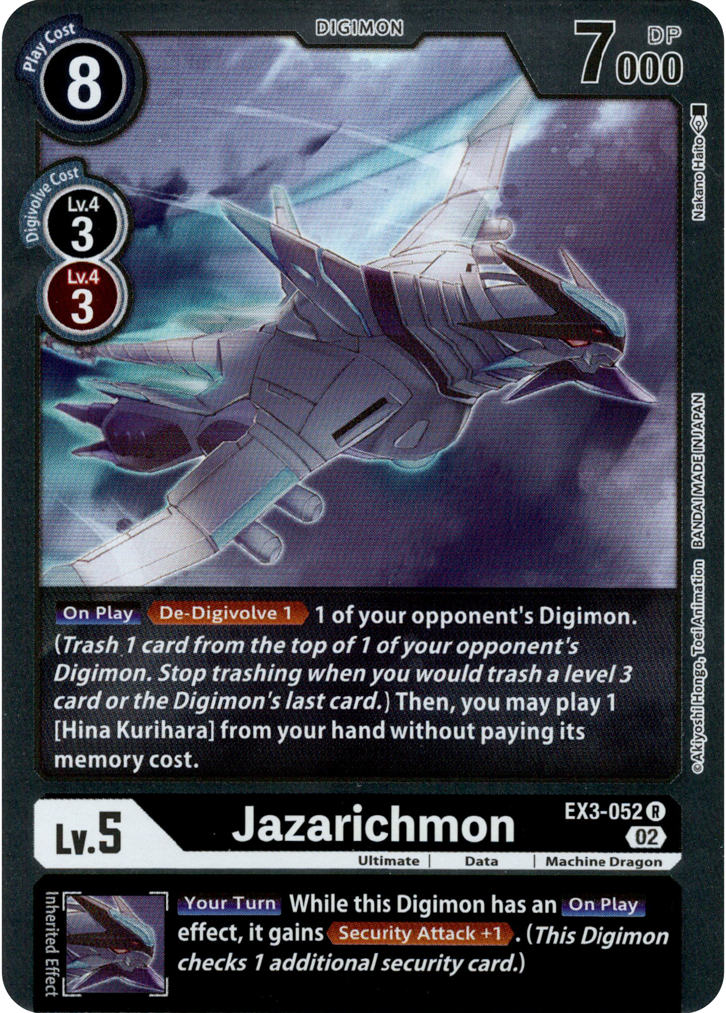 Jazarichmon - EX3-052 R - Draconic Roar - Foil - Card Cavern
