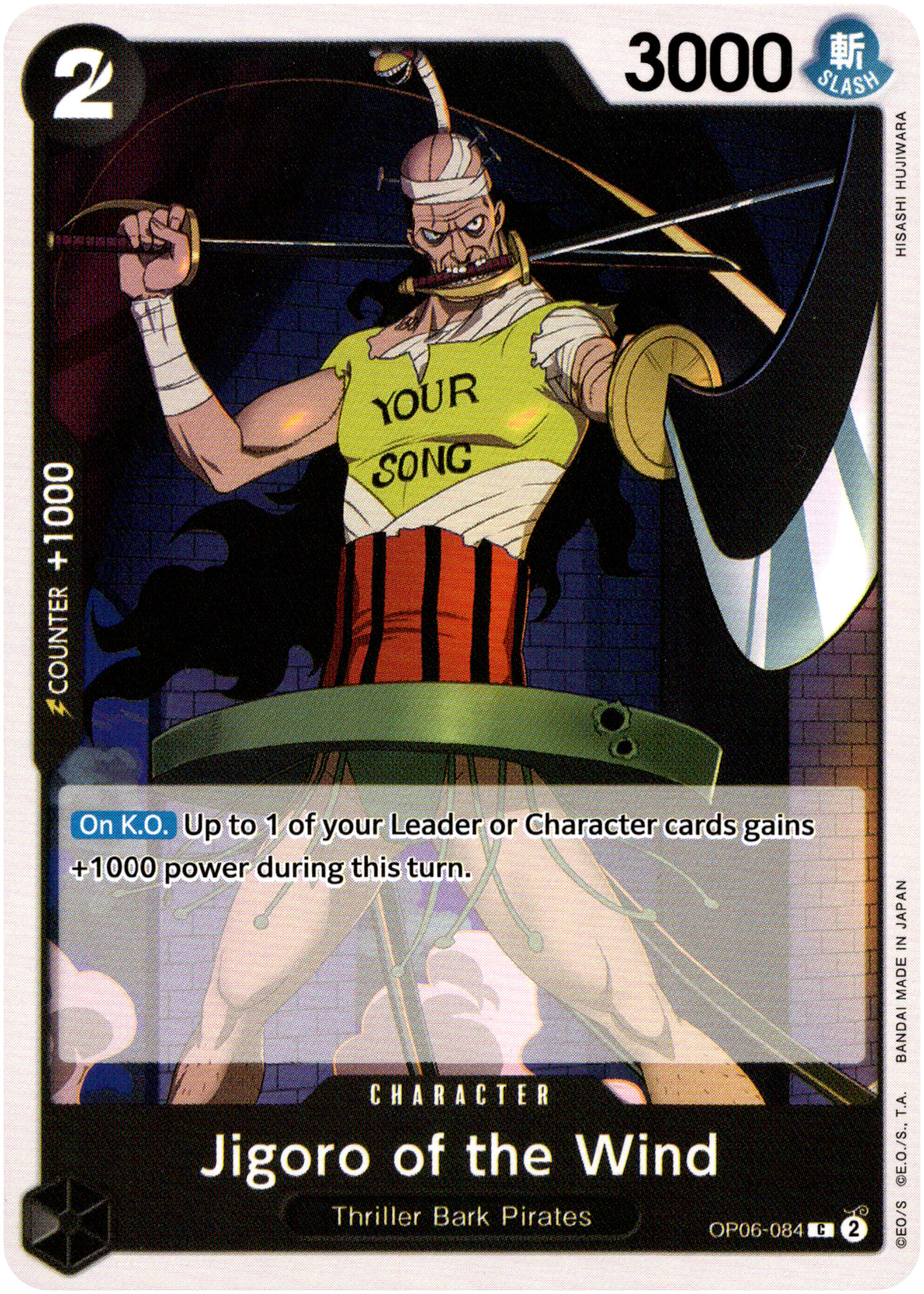 Jigoro of the Wind - OP06-084C - Wings of the Captain - Card Cavern