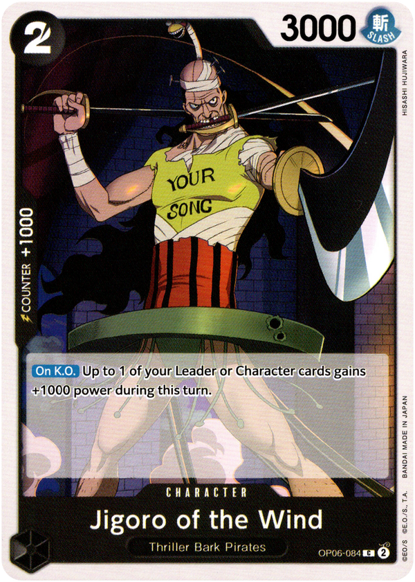 Jigoro of the Wind - OP06-084C - Wings of the Captain - Card Cavern
