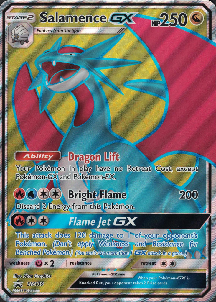 Salamence GX - SM139 - Jumbo Card - Card Cavern