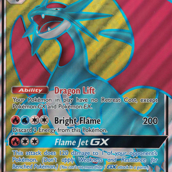 salamence gx pokemon card value Salamence GX (Secret) 73/70 Dragon Majesty
