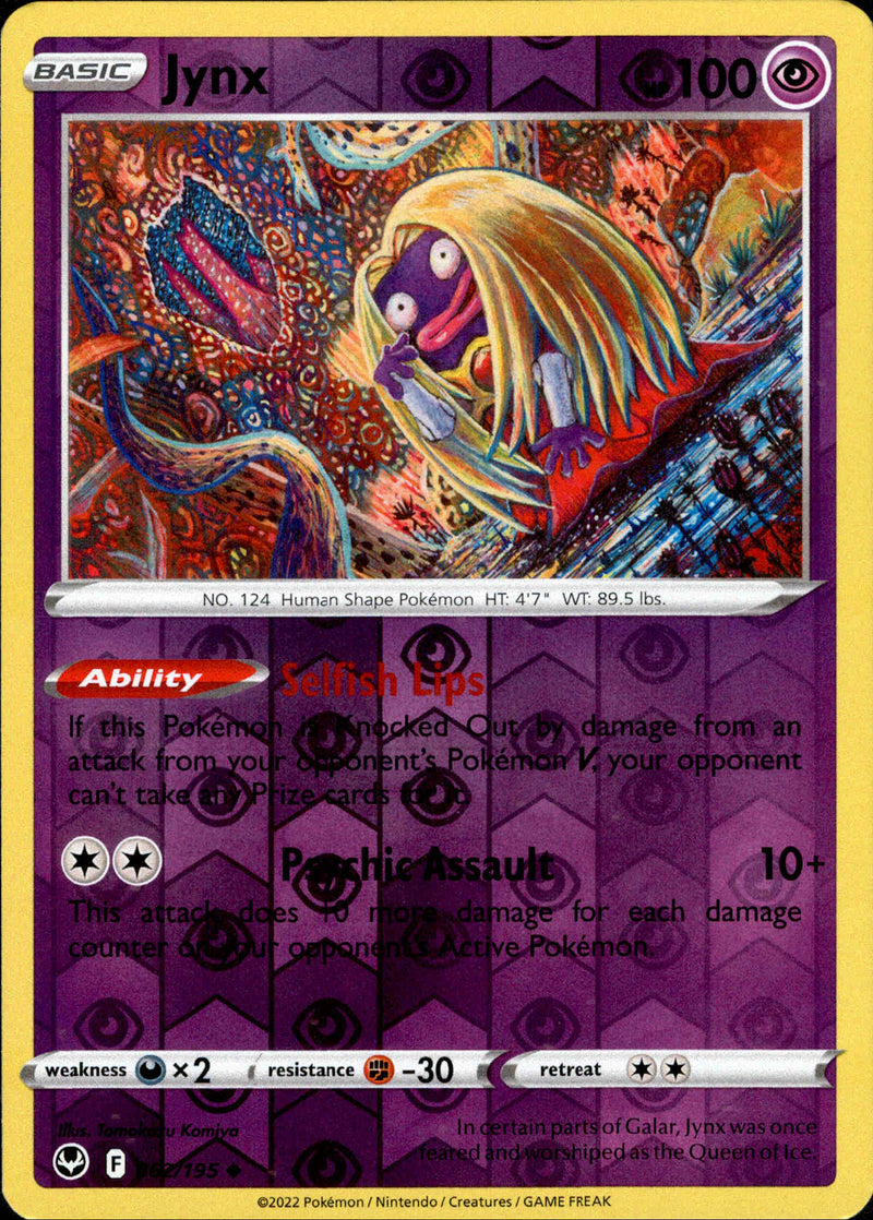 beedrill pokemon card value 17 102 Jynx - 062/195 - Silver Tempest