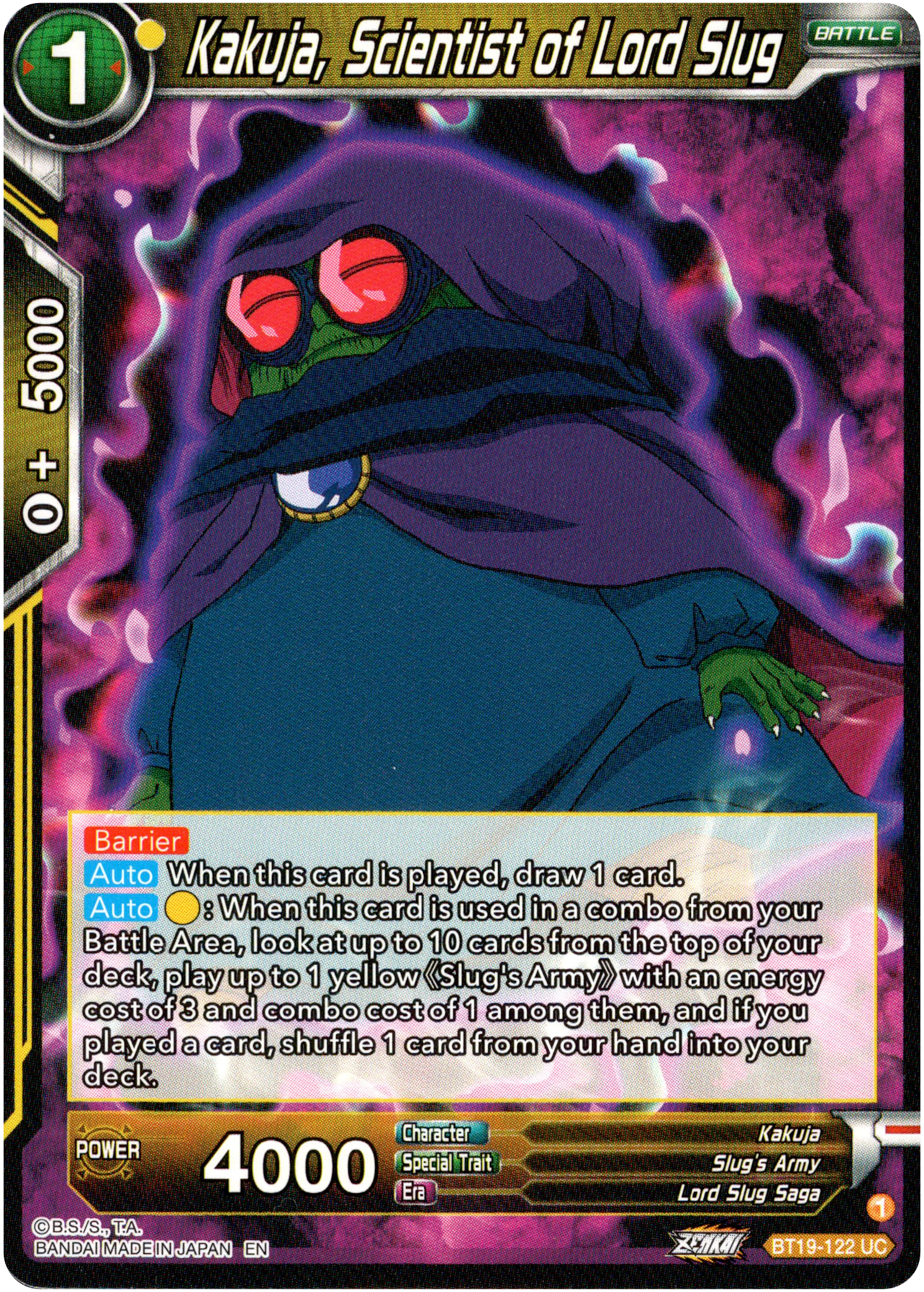 Kakuja, Scientist of Lord Slug - BT19-122 - Fighter's Ambition - Card Cavern