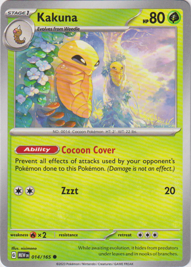Kakuna - 014/165 - Scarlet & Violet 151 - Card Cavern