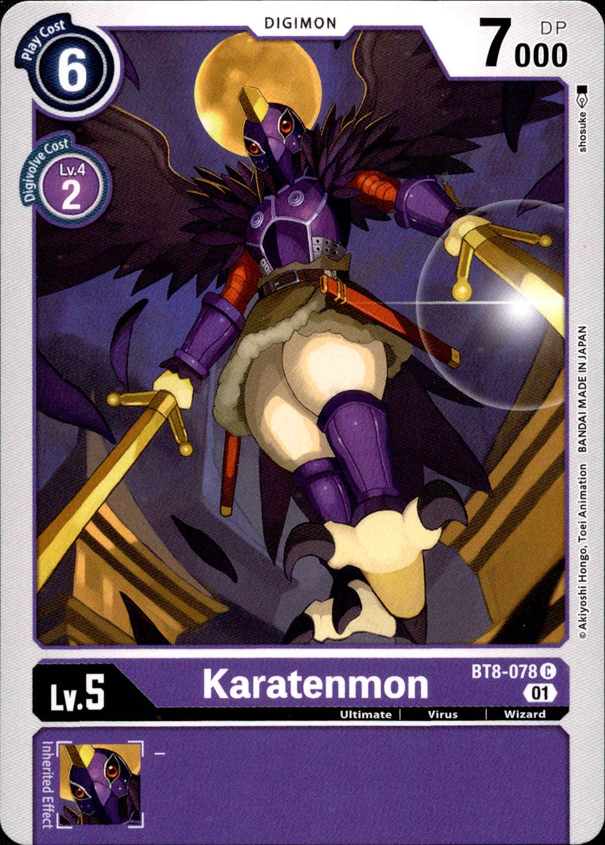Karatenmon - BT8-078 C - New Awakening - Card Cavern