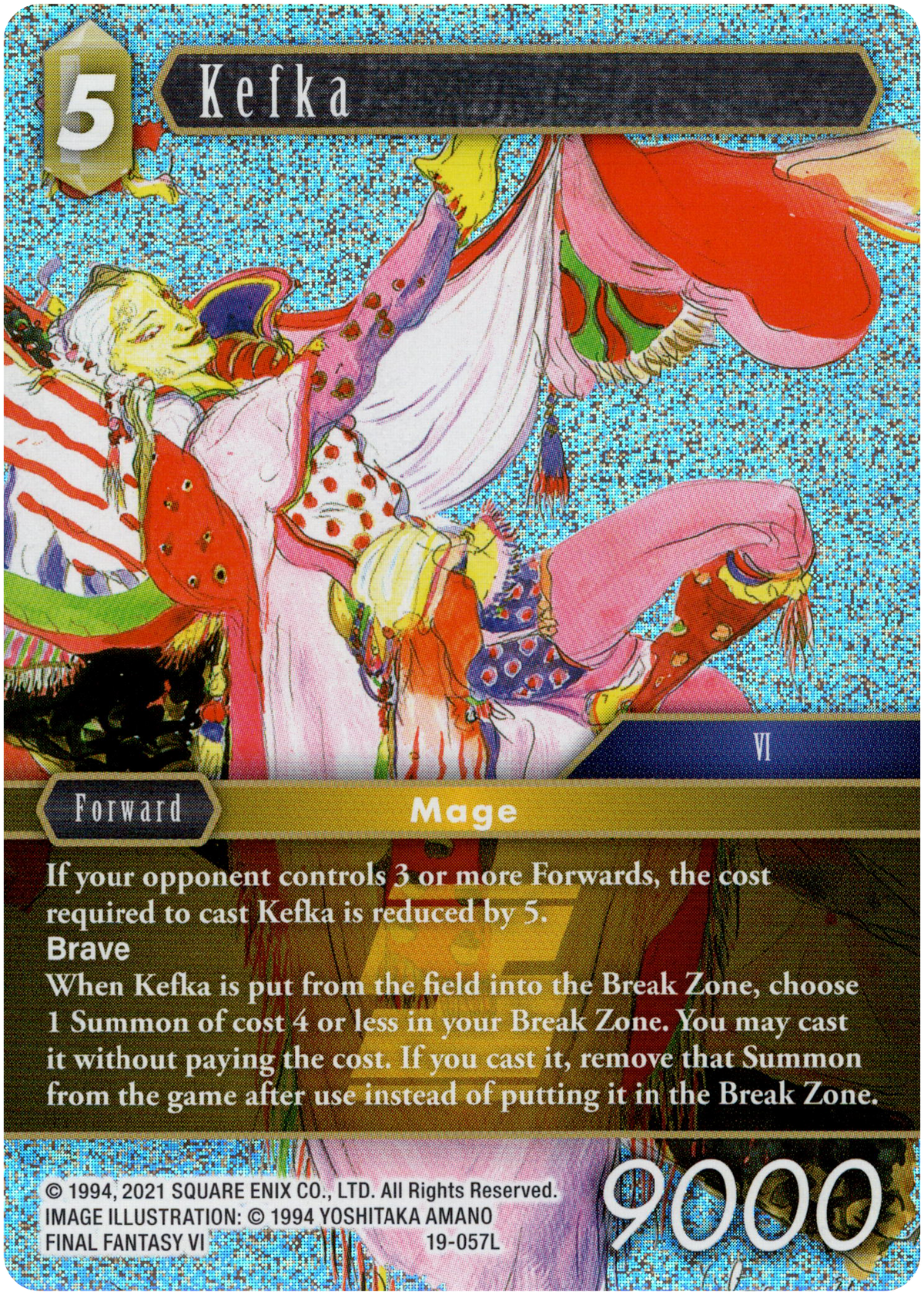 Kefka - 19-057L - From Nightmares - Foil - Card Cavern