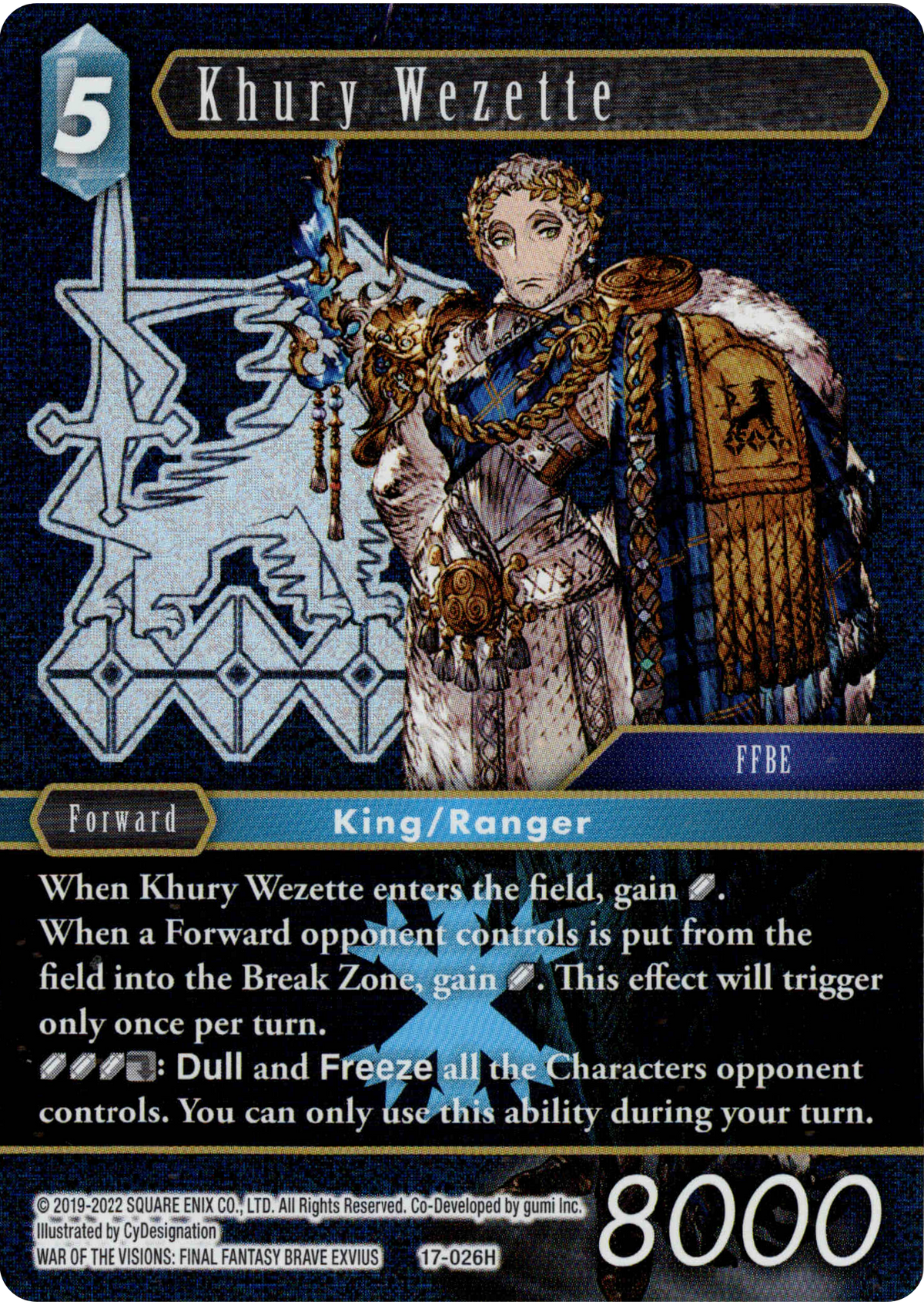 Khury Wezette - 17-026H - Rebellion's Call - Foil - Card Cavern