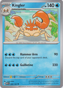 Kingler - 099/165 - Scarlet & Violet 151 - Card Cavern