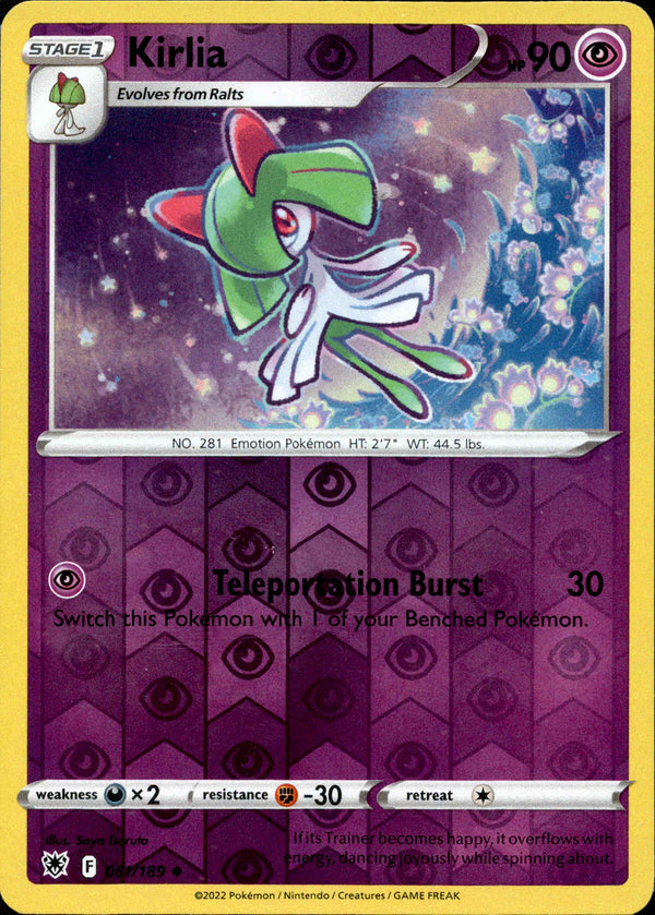 Kirlia - 061/189 - Astral Radiance - Reverse Holo - Card Cavern