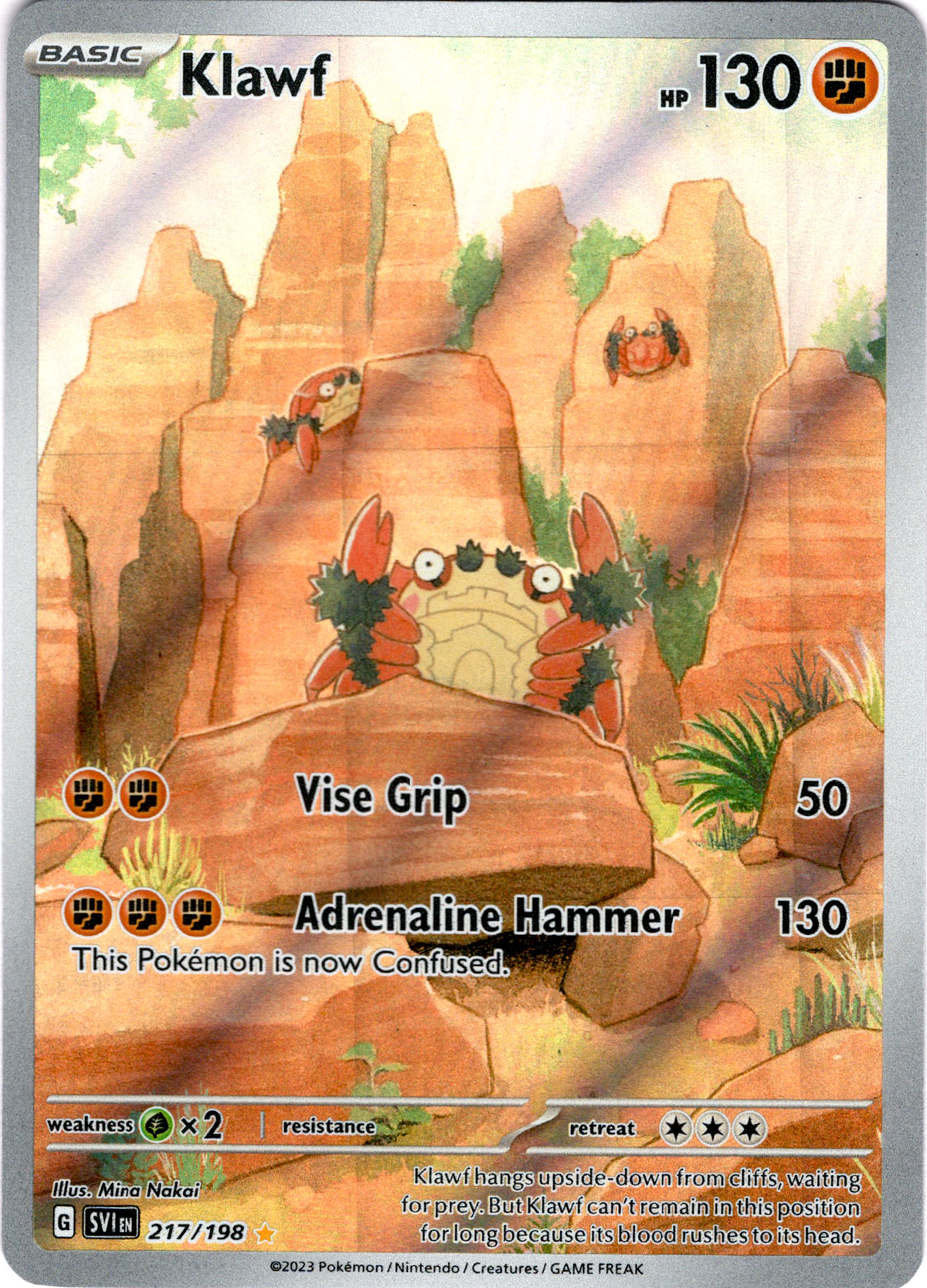 Klawf - 217/198 - Scarlet & Violet - Holo - Card Cavern