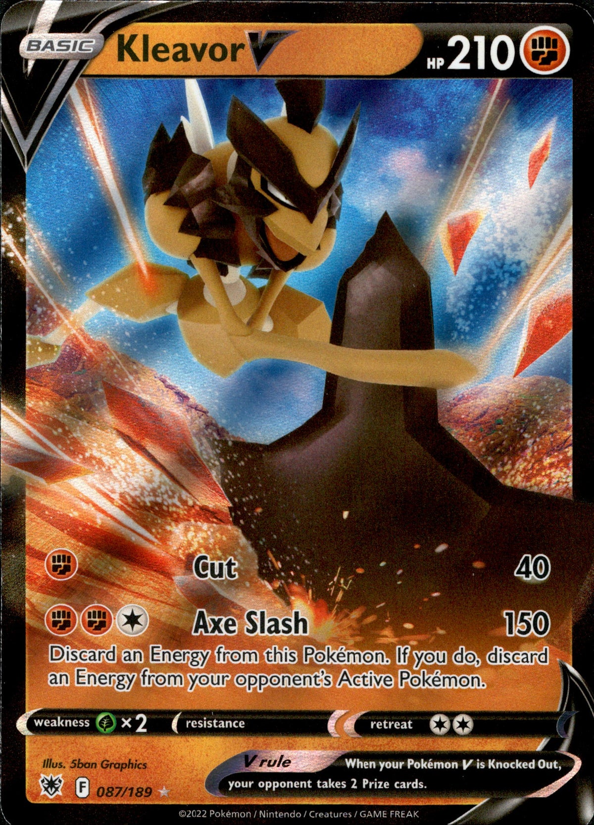 Kleavor V - 087/189 - Astral Radiance - Holo - Card Cavern