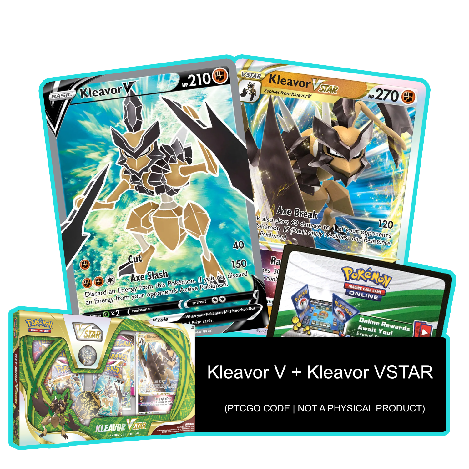 Kleavor VSTAR Premium Collection - Promos - PTCGL Code - Card Cavern