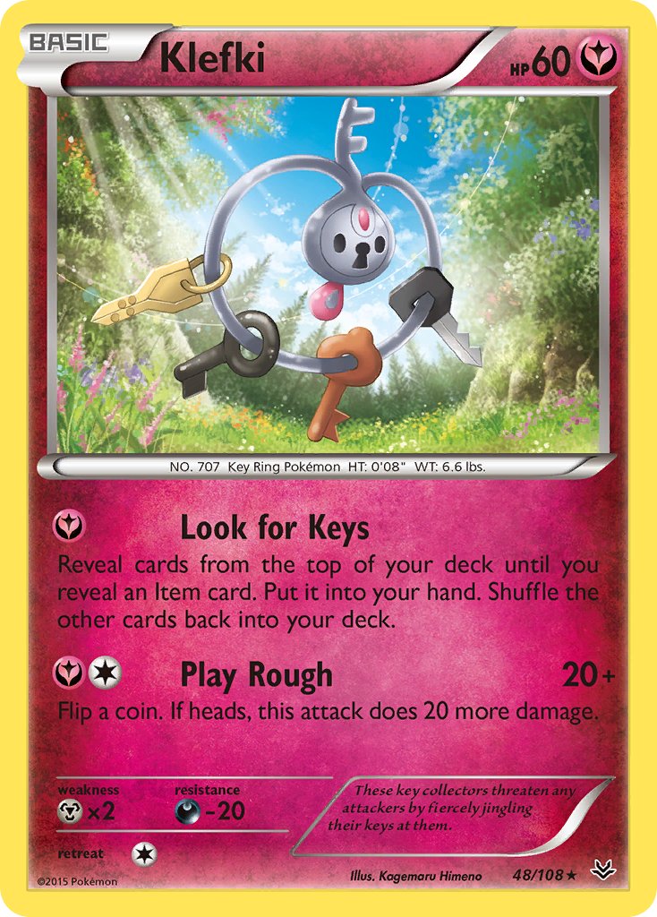 Klefki - 48/108 - Roaring Skies - Card Cavern