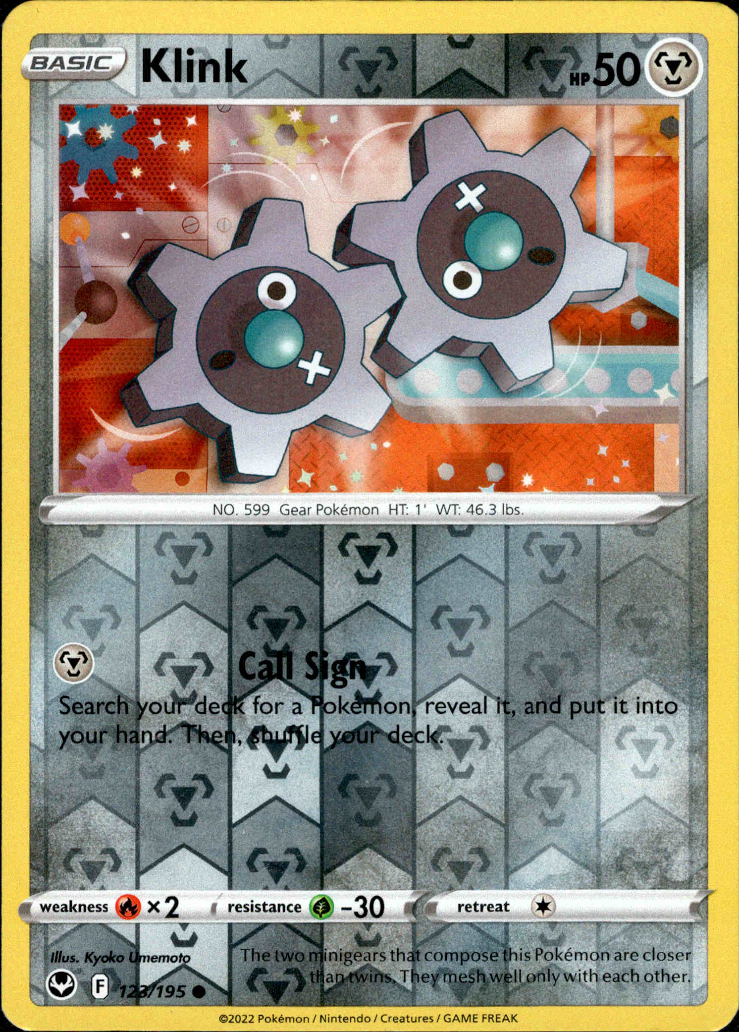 Klink - 123/195 - Silver Tempest - Reverse Holo - Card Cavern