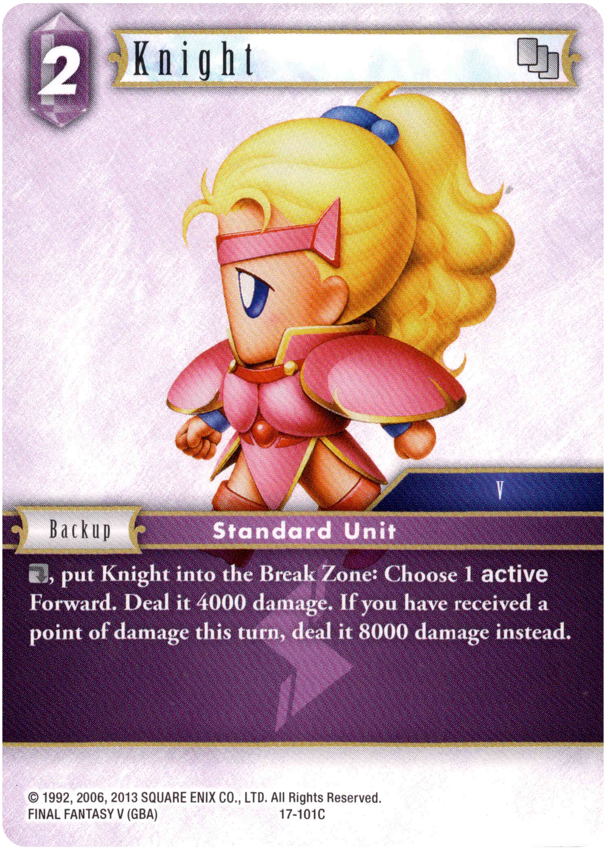 Knight - 17-101C - Rebellion's Call - Card Cavern