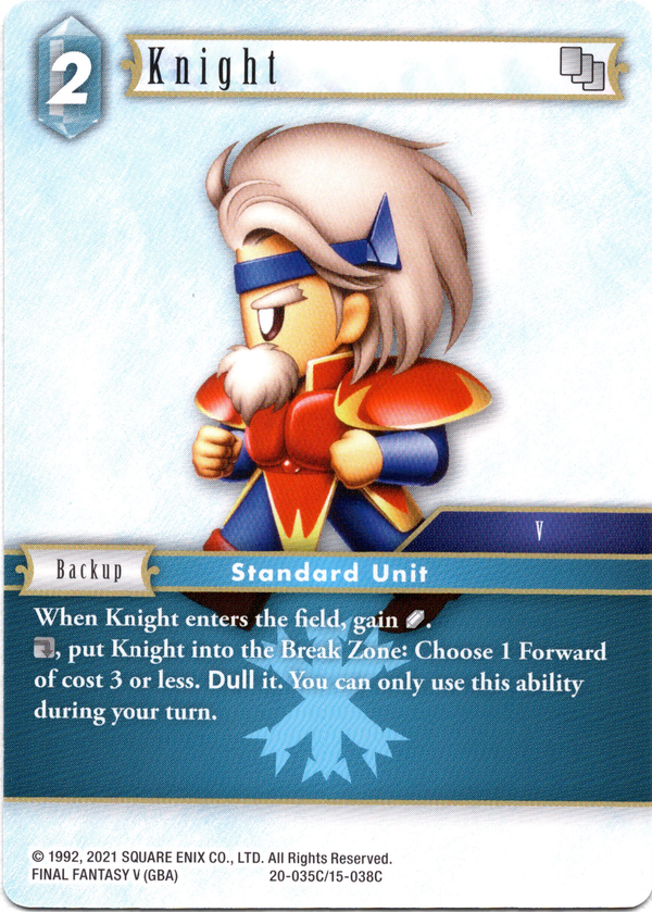 Knight - 20-035C/15-038C - Dawn of Heroes - Card Cavern