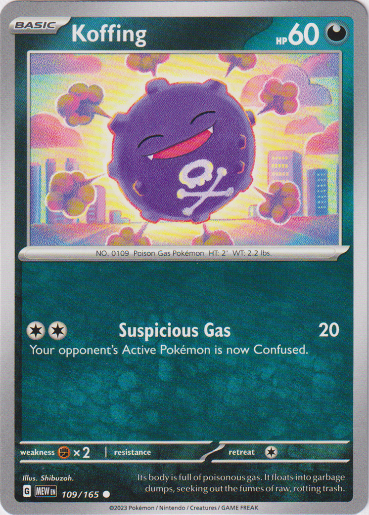 Koffing - 109/165 - Scarlet & Violet 151 - Card Cavern