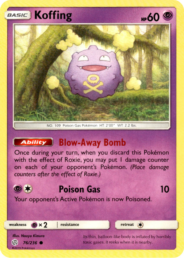 Koffing - 76/236 - Cosmic Eclipse - Card Cavern