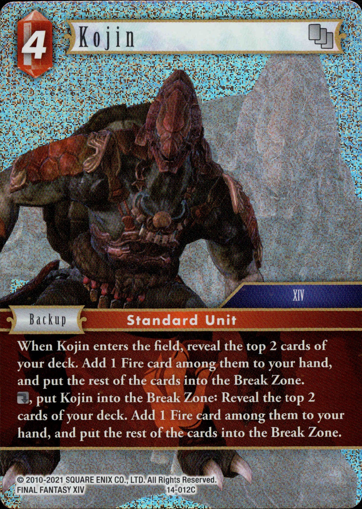 Kojin - 14-012C - Opus XIV - Foil - Card Cavern