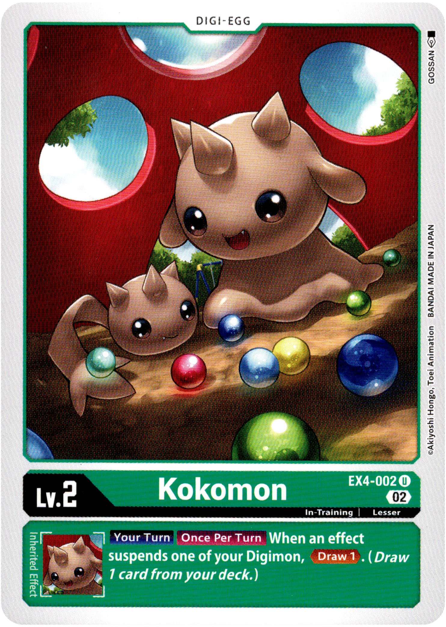 Kokomon - EX4-002 U - Alternative Being - Card Cavern