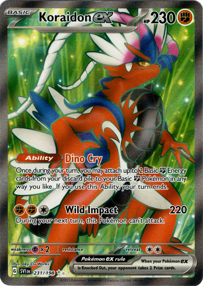 Koraidon ex - 231/198 - Scarlet & Violet