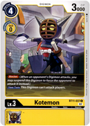 Kotemon - BT11-037 C - Dimensional Phase - Card Cavern