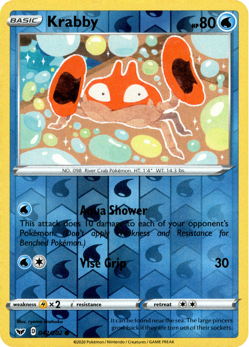 Krabby - 42/202 - Sword & Shield