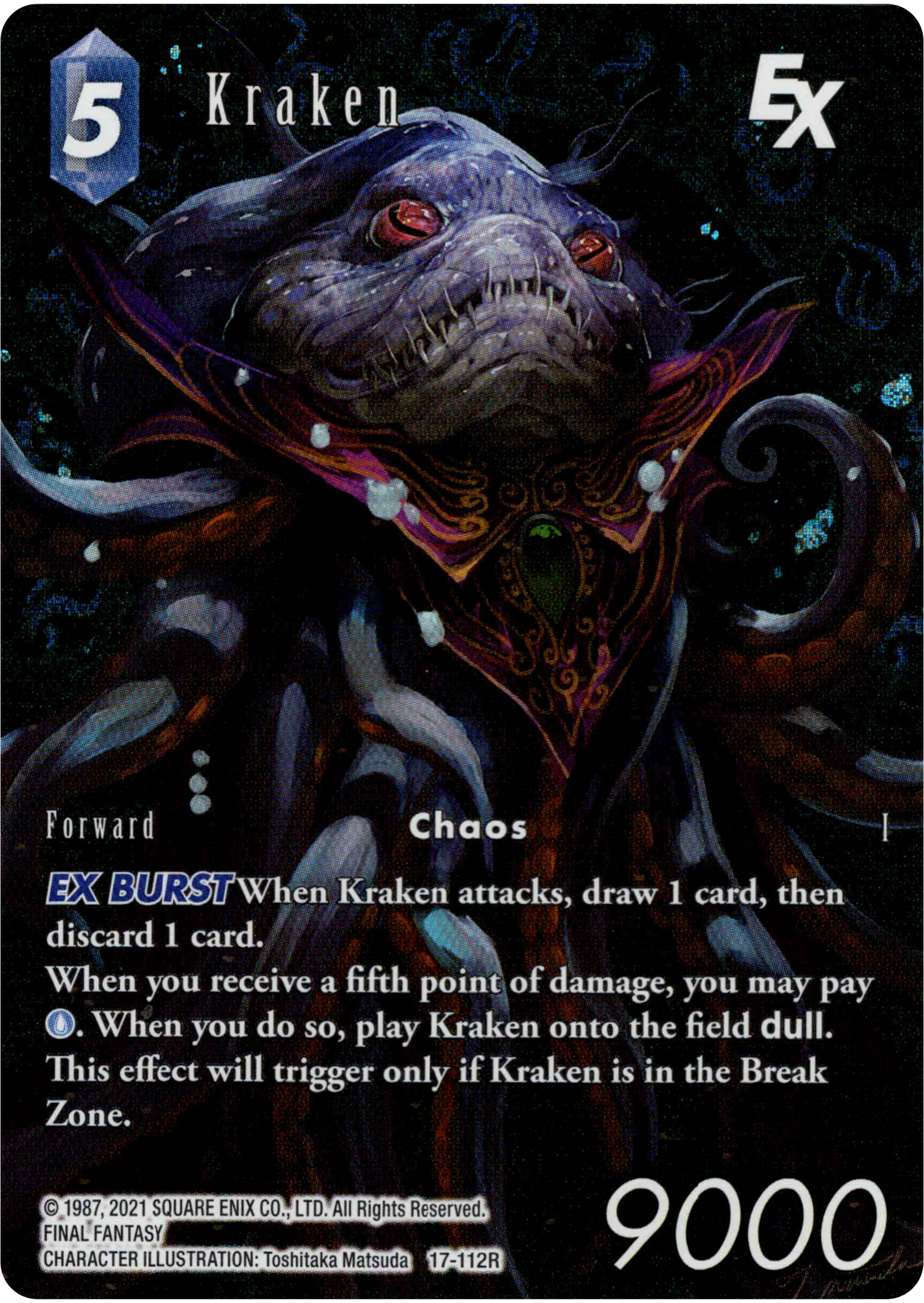Kraken EX Full Art - 17-112R - Rebellion's Call - Foil - Card Cavern