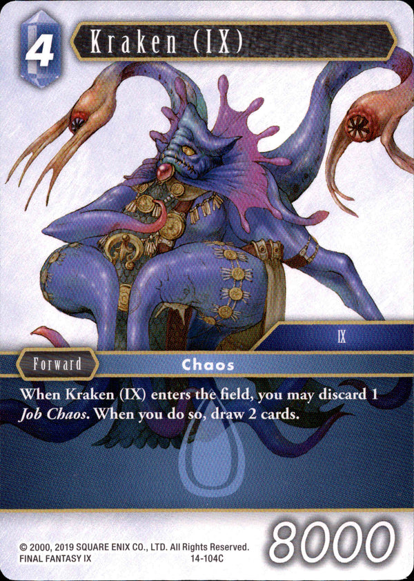 Kraken (IX) - 14-104C - Opus XIV - Card Cavern