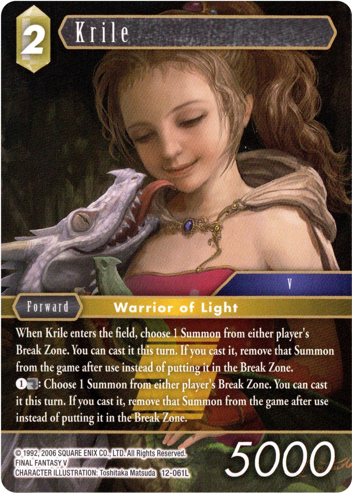 Krile - 12-061L - Opus XII - Card Cavern