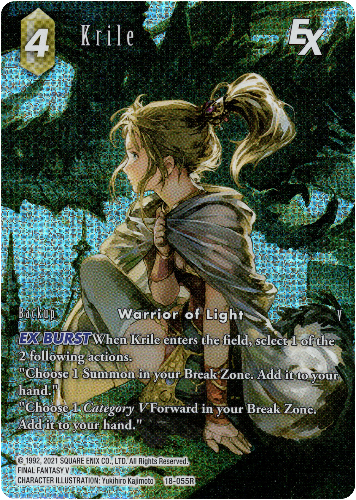 Krile EX Full Art - 18-055R - Resurgence of Power - Foil - Card Cavern