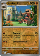 Krokorok - 116/198 - Scarlet & Violet - Reverse Holo - Card Cavern