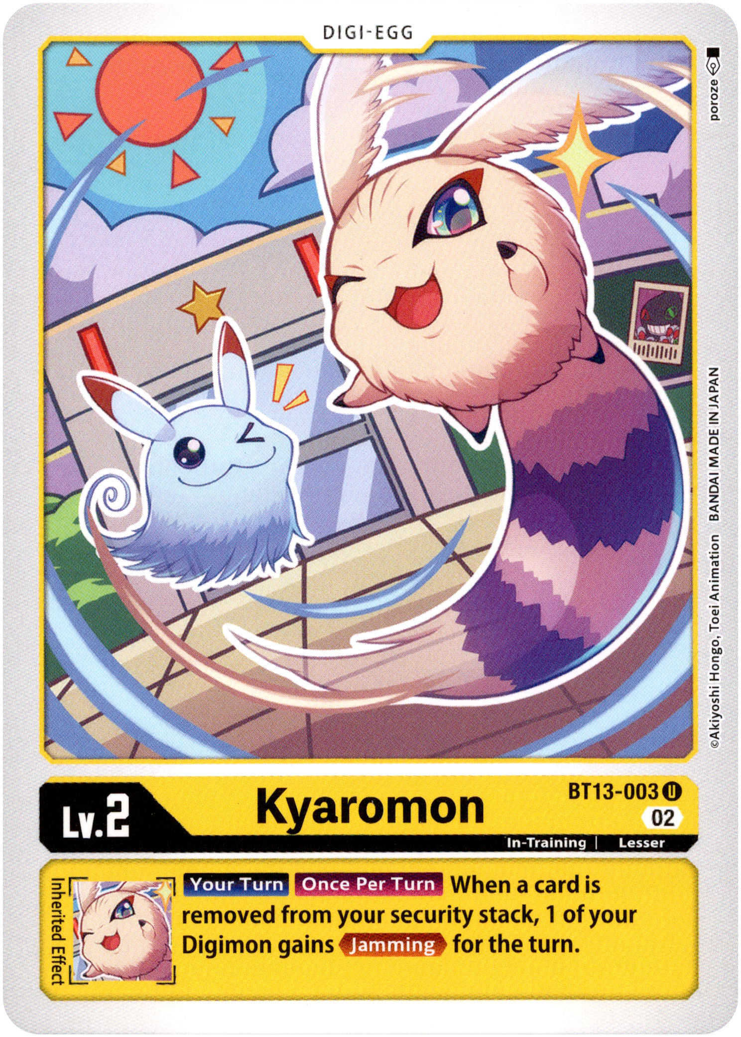 Kyaromon - BT13-003 U - Versus Royal Knight - Card Cavern