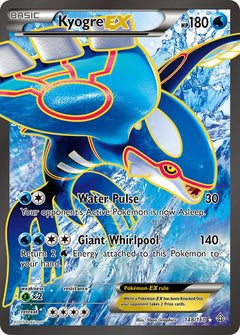 Kyogre EX Full Art - 148/160 - Primal Clash - Holo - Card Cavern